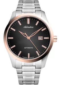 Швейцарские наручные  мужские часы Adriatica 8277.R114A. Коллекция Automatic