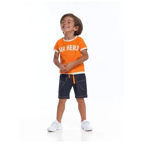 Рубашка для мальчиков Mini Maxi, модель 4500, цвет бирюзовый, размер 122