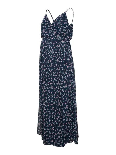 Летнее платье Vero Moda VMSMILLA, темно-синий/бирюзовый