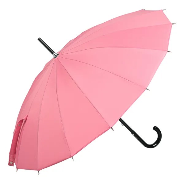 Зонт-трость женский механический GUY DE JEAN Choupinette Rose, розовый