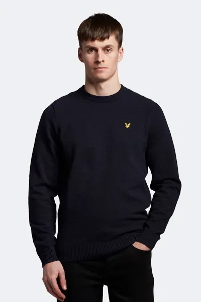 Черный свитер букле Lyle & Scott, черный