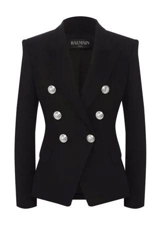 Шерстяной жакет Balmain