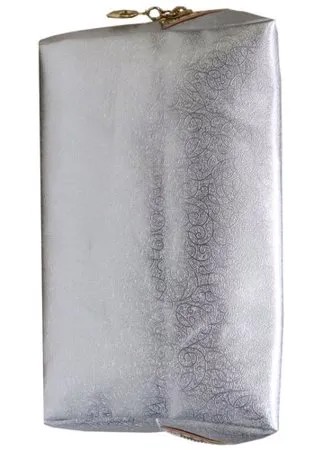 Косметичка Crystel Eden, 8х11х17 см, серебряный