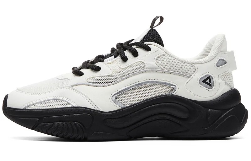 Кроссовки PEAK Lifestyle Shoes Women's Low-top White/Black, белый/черный