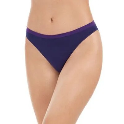 Женские бесшовные трусики бикини Calvin Klein, фиолетовые, размер X-Small