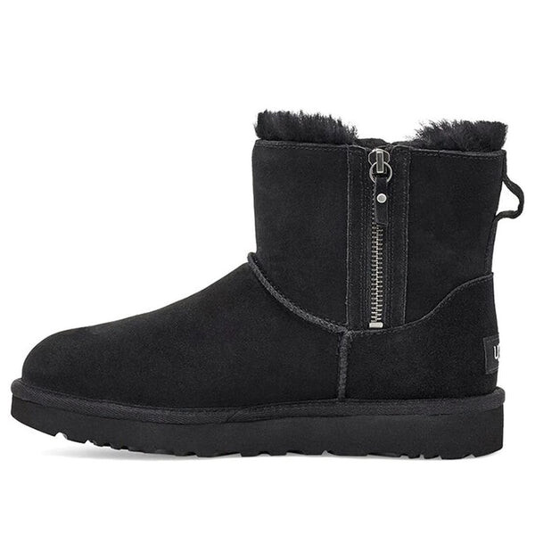 Зимние ботинки классические мини с двойной молнией Ugg, черный