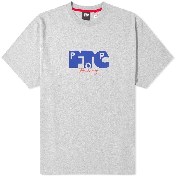 Футболка Pop Trading Company X Ftc Logo, цвет Heather Grey