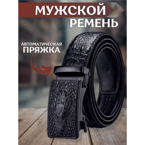 Ремень , размер 120, черный