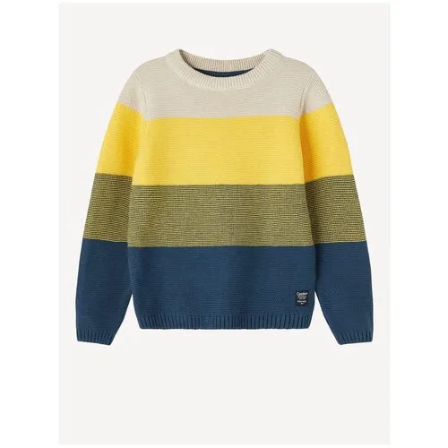Name it, пуловер для мальчика, Цвет: желтый, размер: 122-128