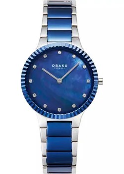 Fashion наручные  женские часы Obaku V292LXHLSK. Коллекция Linje Lille