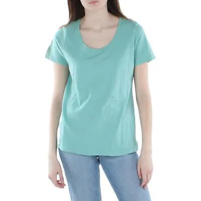 Женская зеленая футболка с принтом из органического хлопка Eileen Fisher XS BHFO 7433