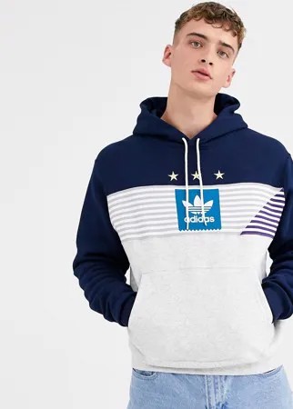 Темно-синий худи adidas Skateboarding