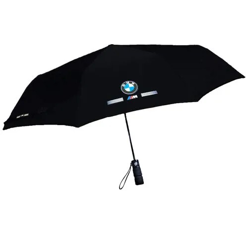 Зонт мужской Lavida автоматический, темно-синий c логотипом BMW M