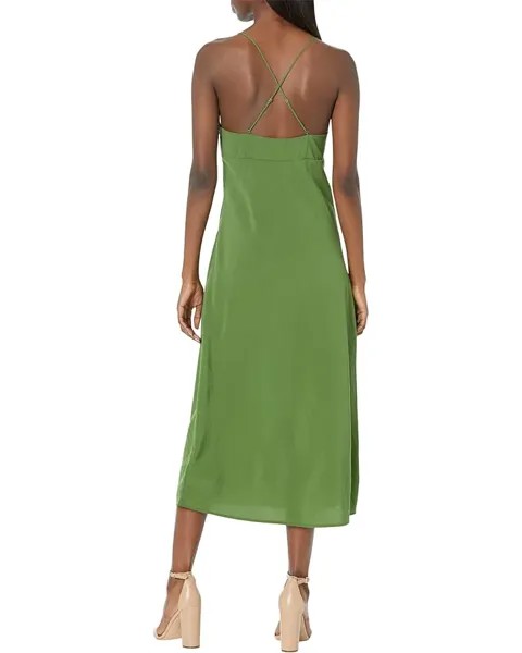 Платье Madewell Layton Midi Slip Dress, цвет Palm Leaf