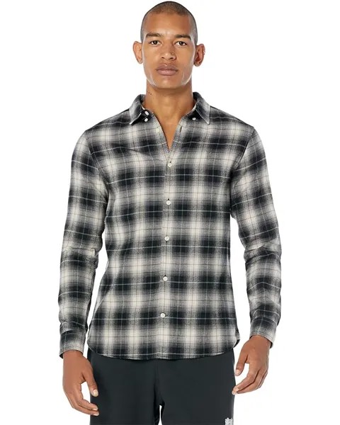 Рубашка AllSaints Selwyn Long Sleeve Shirt, черный