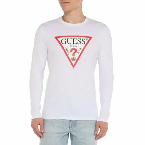 Лонгслив GUESS, размер M, , white