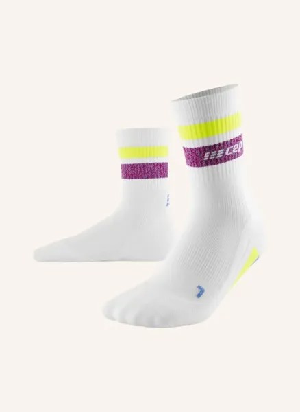 Носки для бега miami vibes mid cut с компрессией Cep, белый