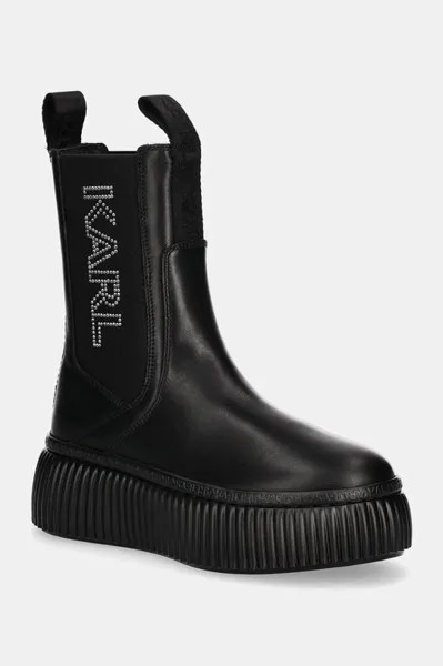 KREEPER кожаные ботинки челси Karl Lagerfeld, черный