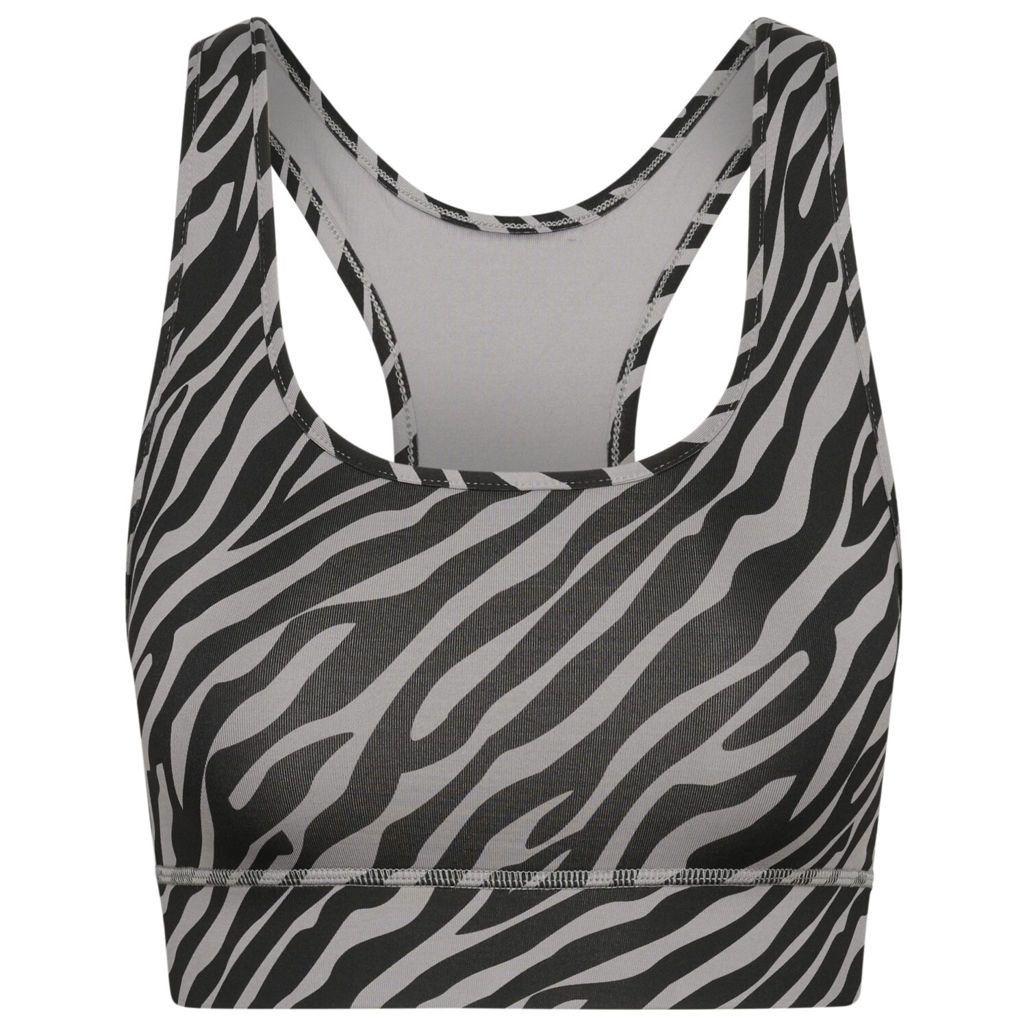 Спортивный бюстгальтер Hey Honey Bra Zebra, цвет Black/Grey