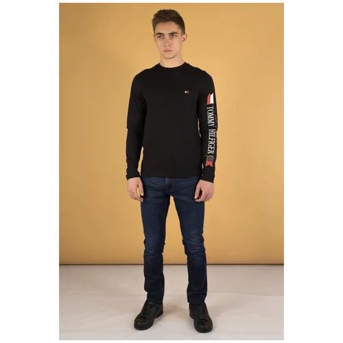 Tommy Hilfiger Лонгслив черный (2XL)
