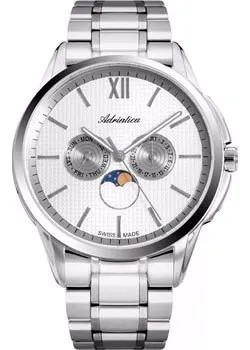 Швейцарские наручные  мужские часы Adriatica 8283.5113QF. Коллекция Multifunction