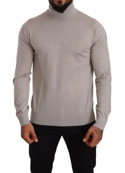 DOLCE - GABBANA Свитер Серый кашемировый пуловер с воротником IT50/US40/L Рекомендуемая розничная цена 1100 долларов США