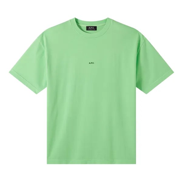 Футболка Kyle Fluo APC, цвет Fluorescent Green