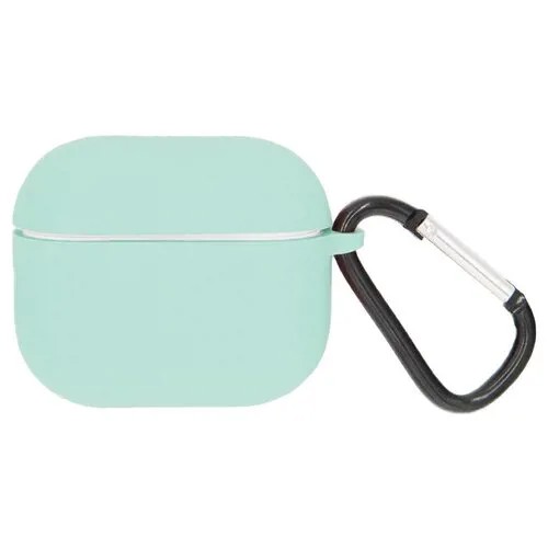 Чехол для Airpods 3 Viva Case с карабином Coast Blue