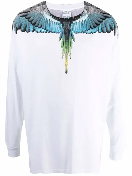 Marcelo Burlon County of Milan футболка с принтом Wings