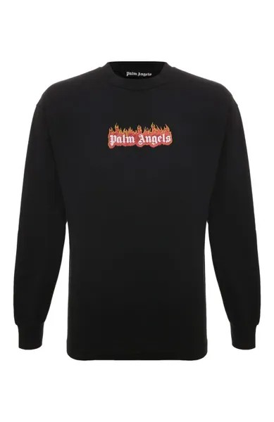 Хлопковый лонгслив Palm Angels