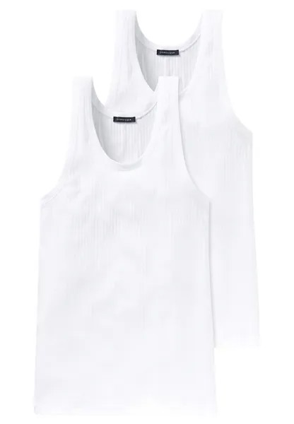 Майка Schiesser/Tanktop Cotton Essentials Authentic, белый