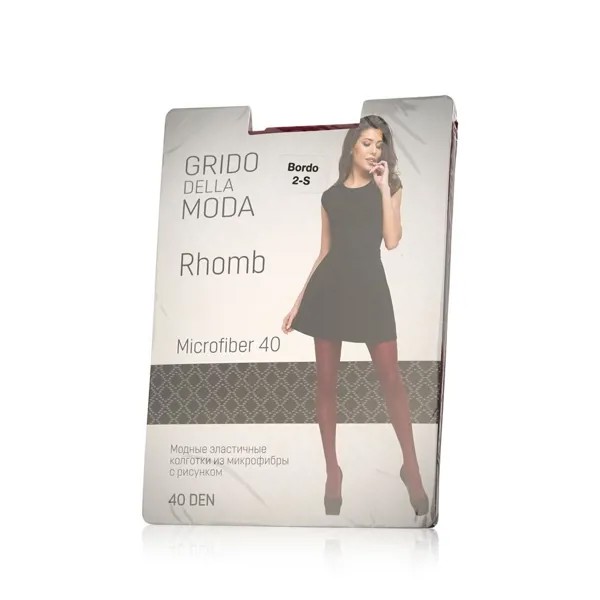 Колготки женские Grido della Moda бордовые S