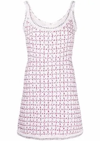 Giambattista Valli твидовое платье мини