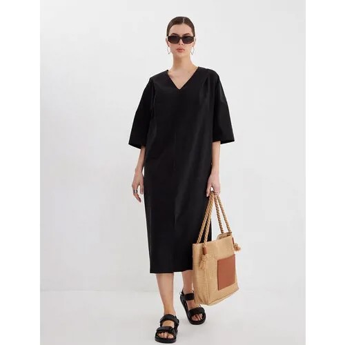 Сарафан hassfashion, размер S, черный