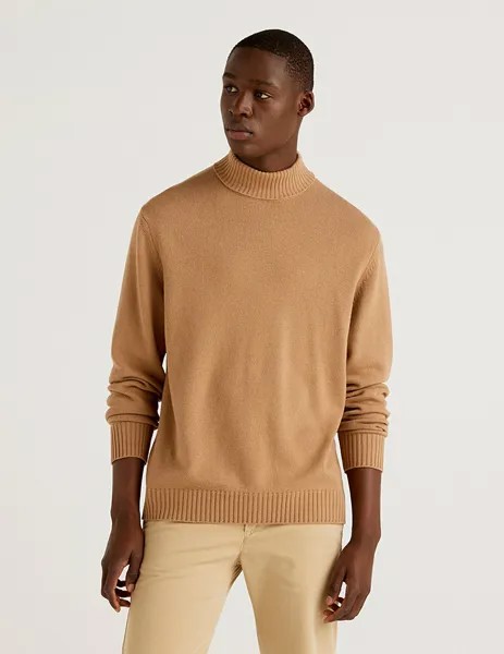 Джемпер мужской 21A_1235U2522 United Colors of Benetton бежевый XL