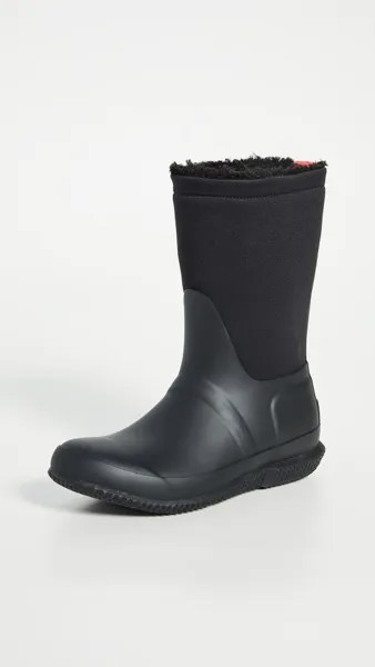 Ботинки Hunter Boots Original Roll Top Sherpa Boot, черный