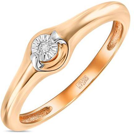 Кольцо женское Лукас-Голд R01-D-L-PL-34977 р.19
