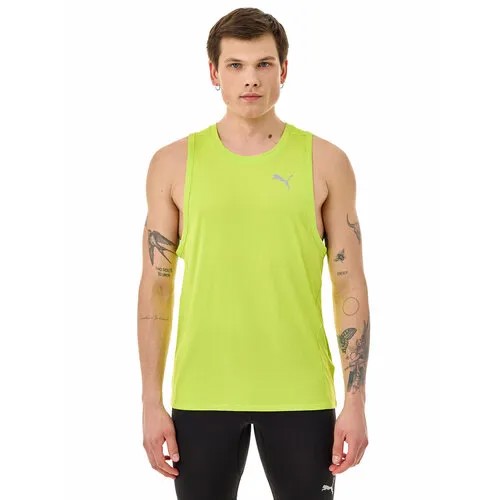 Майка PUMA, размер L, желтый, зеленый