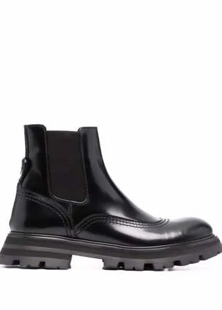 Alexander McQueen ботинки на рифленой подошве