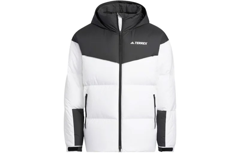 Пуховик унисекс белый Adidas, белый