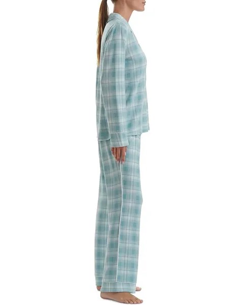 Пижамный комплект Splendid Pillowsoft Notch Collar PJ Set, цвет Iced Plaid