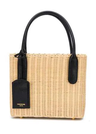 Thom Browne плетеная сумка-корзина