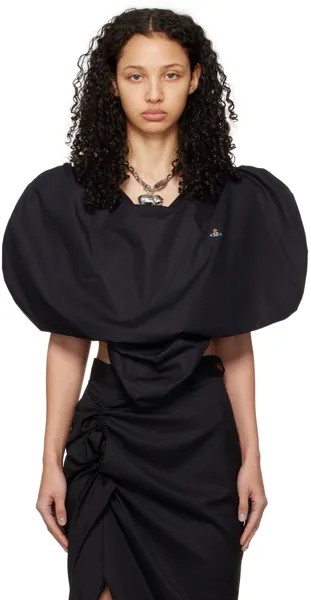 Черная блузка в форме сердца Vivienne Westwood