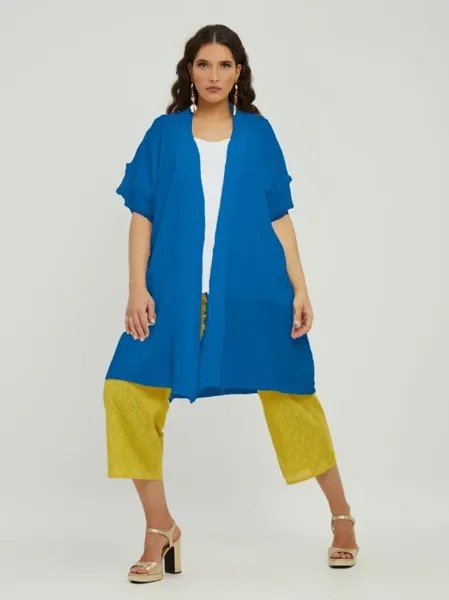 Кардиган женский MAT fashion Plus size_5006 бирюзовый L/XL