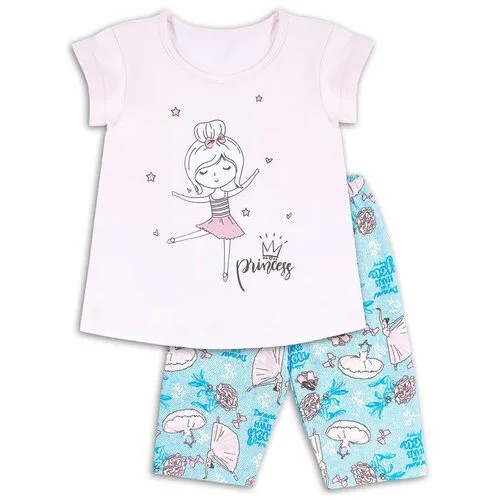 Пижама Веселый Малыш размер 110, розовый/синий