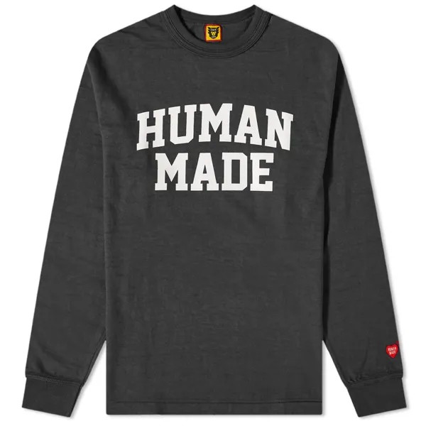 Лонгслив Human Made Heart, черный