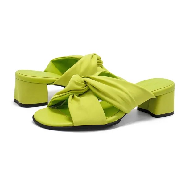 Женские светло-зеленые сандалии Camper Katie с завязками, НОВИНКА