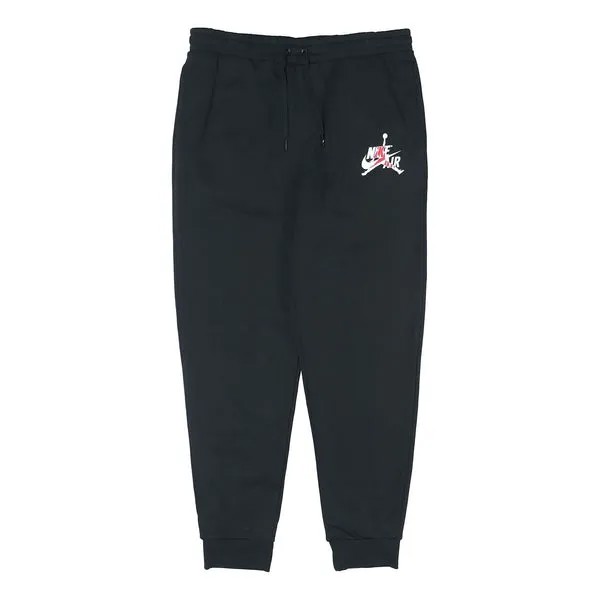 Спортивные штаны Men's Air Jordan Fleece Lined Stay Warm Sports Pants/Trousers/Joggers Black, черный