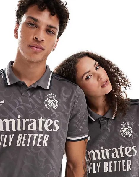 Adidas Football – Real Madrid 24/25 Third – Серая спортивная футболка