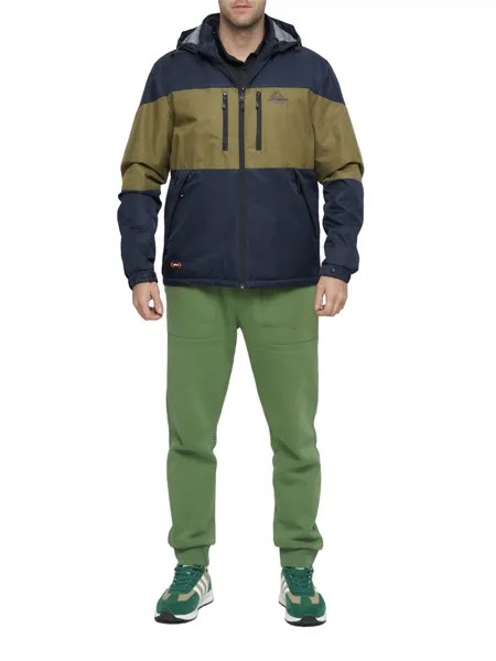 Спортивная куртка мужская NoBrand AD8808 синяя 52 RU